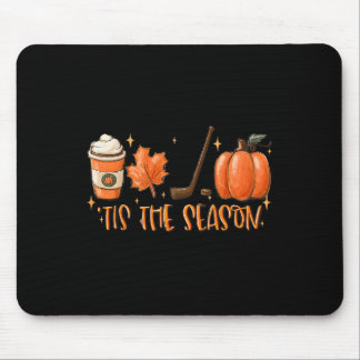 Tis The Season Hockey Latte Leaves Hello Pumpkin H Muismat
