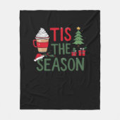 Tis The Season Holiday Cheer Fleece Deken (Voorkant)