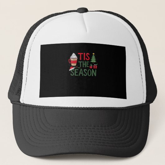 Tis The Season Holiday Cheer Trucker Pet (Voorkant)