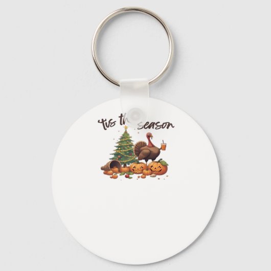 Tis The Season Holiday Mashup Sleutelhanger (Voorkant)