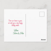 Tis the Season Holiday Postcard Briefkaart (Achterkant)