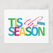 Tis the Season Holiday Postcard Briefkaart (Voorkant)