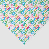 Tis the Season Holiday Tissue Paper Tissuepapier (Detail)