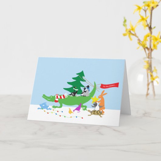 Tis the Season Kaart (Gele Bloem)