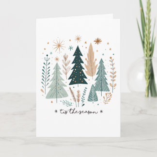 ‘Tis the Season Kerstkaart – Minimalistische Vakan Kaart
