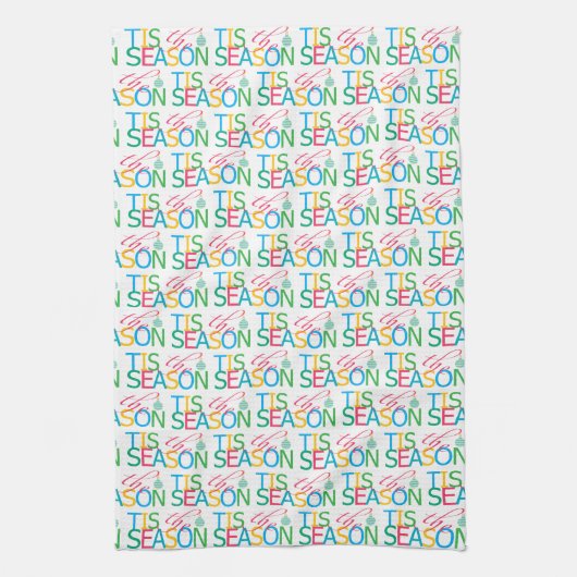 Tis the Season Kitchen Towel Theedoek (Verticaal)