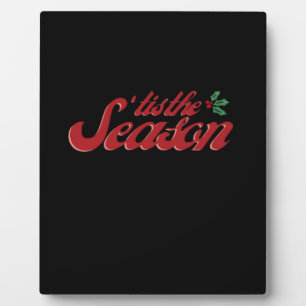 Tis The Season Klassiek & Basisontwerp Fotoplaat