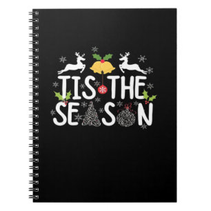 Tis The Season Klassiek Minimaal Schoon Notitieboek