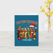 Tis The Season Lab Life Medical Christmas Scientis Kaart (Gele Bloem)