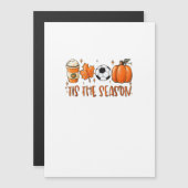 Tis The Season Leaf Latte Autumn Football (Voorkant / Achterkant)