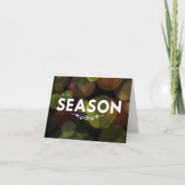 ‘Tis The Season Lege Kerstkaart Bedankkaart