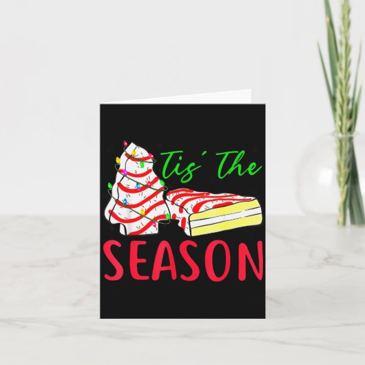 Tis The Season Little-debbie Christmas Tree Cake H Kaart (Voorkant)