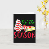 Tis The Season Little-debbie Christmas Tree Cake H Kaart (Gele Bloem)
