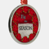 Tis the Season Metalen Ornament (Rechts)