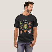 Tis The Season Mexican Christmas Feliz Navidad Xma T-shirt (Voorkant volledig)