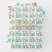 Tis the Season Multi Design Wrapping Paper (In situ)