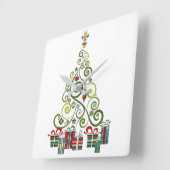 **** TIS' THE SEASON OF CHRISTMAS *** CLOCK VIERKANTE KLOK (Hoek)
