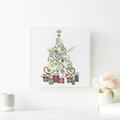 **** TIS' THE SEASON OF CHRISTMAS *** CLOCK VIERKANTE KLOK (Huis)