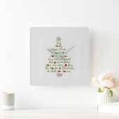 **** TIS' THE SEASON OF CHRISTMAS *** CLOCK VIERKANTE KLOK (Huis)