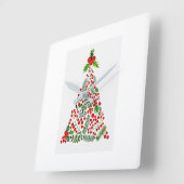 **** TIS' THE SEASON OF CHRISTMAS *** CLOCK VIERKANTE KLOK (Hoek)