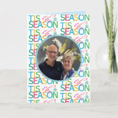 Tis the Season Photo Holiday Card Feestdagen Kaart (Voorkant)