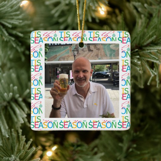 Tis the Season 'Photo' Ornament (Boom)