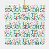 Tis the Season 'Photo' Ornament (Achterkant)