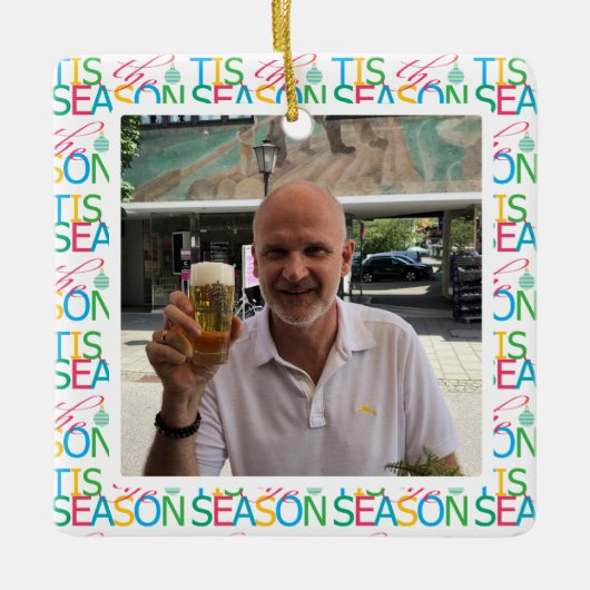 Tis the Season 'Photo' Ornament (Voorkant)