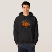 Tis The Season Pumpkin Leaf Latte Fall Thanksgivin Hoodie (Voorkant volledig)