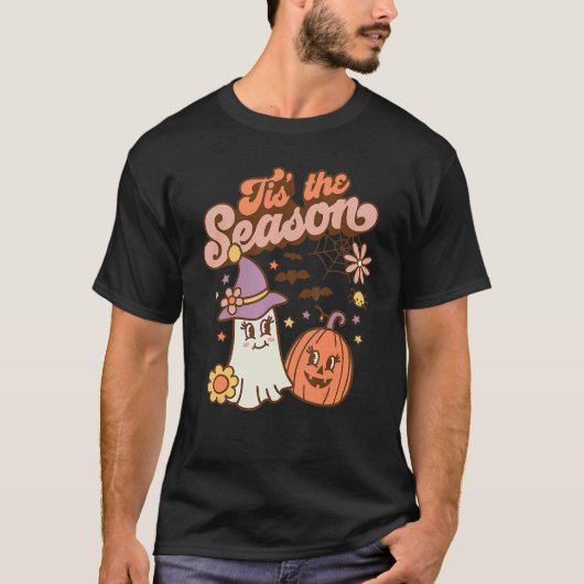 Tis The Season Pumpkin  Spice Fall Autumn Hallowee T-shirt (Voorkant)