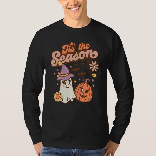 Tis The Season Pumpkin  Spice Fall Autumn Hallowee T-shirt (Voorkant)