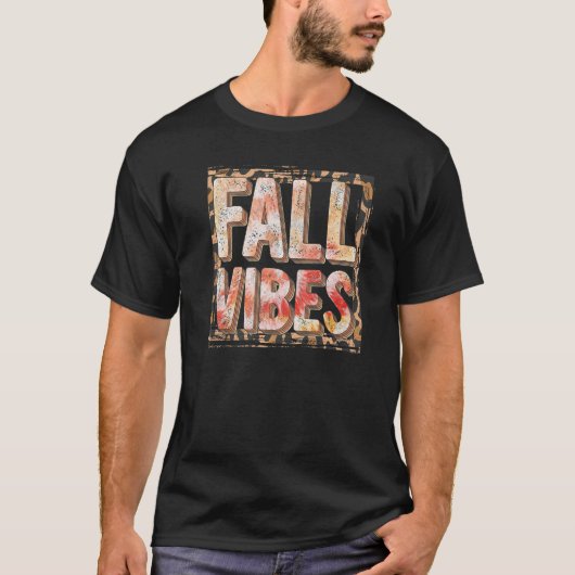 Tis The Season Pumpkin Spice  Fall Vibes Autumn Re T-shirt (Voorkant)