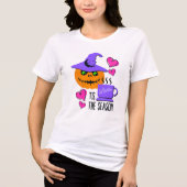 Tis the Season Pumpkin Spice Halloween T-Shirt (Voorkant)