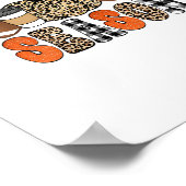 Tis The Season Pumpkin Thanksgiving Football Funny Poster (Hoek)