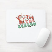 Tis The Season Retro Christmas Santa Muismat (Met muis)
