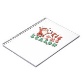 Tis The Season Retro Christmas Santa Notitieboek (Linkerzijde)