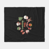 Tis The Season Retro Classic Fleece Deken (Voorkant (Horizontaal))