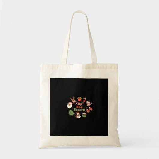 Tis The Season Retro Classic Tote Bag (Voorkant)