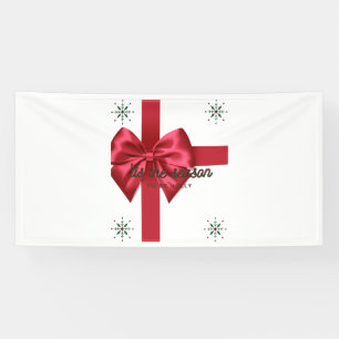 Tis The Season Rood 4x8 Vinyl Banner