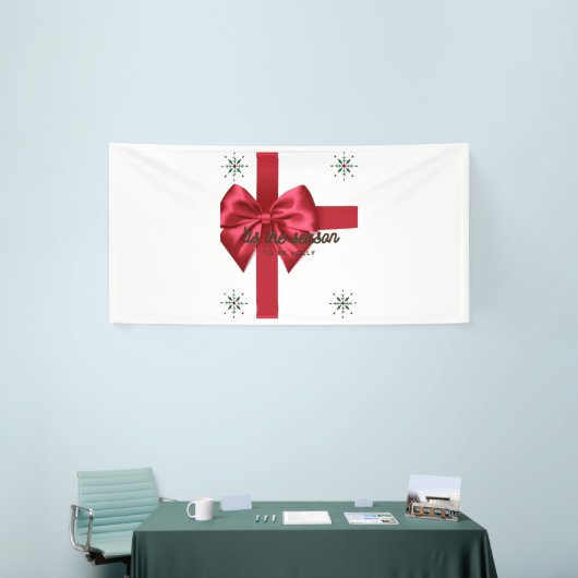 Tis The Season Rood 4x8 Vinyl Banner (Beurs)