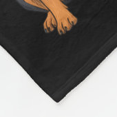 Tis The Season Rottweiler Christmas Santa Rottie D Fleece Deken (Hoek)