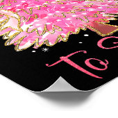 Tis The Season Sparkle Christmas Tree Xmas Women G Poster (Hoek)