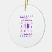 Tis The Season Sweater Christmas Xmas Catholic Keramisch Ornament (Links)