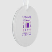 Tis The Season Sweater Christmas Xmas Catholic Ornament (voorkant)