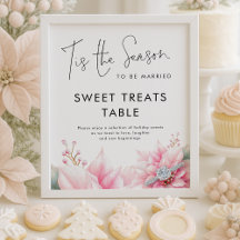 Tis the season Sweet Treats Table Bridal Shower