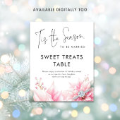 Tis the season Sweet Treats Table Bridal Shower Poster