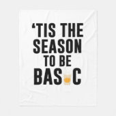 Tis The Season To Basic Christmas Fleece Deken (Voorkant)