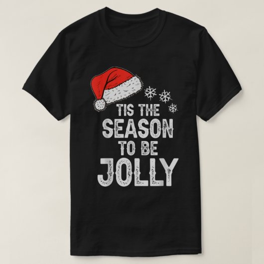 Tis The Season To Be Jolly Design T-shirt (Design voorkant)