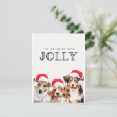 Tis the season to be jolly feestdagenkaart (Staand voorkant)