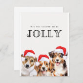 Tis the season to be jolly feestdagenkaart (Voorkant / Achterkant)